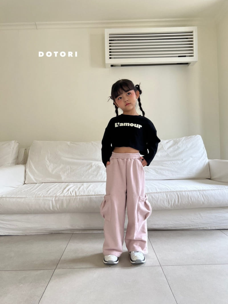 Dotori - Korean Children Fashion - #littlefashionista - Big Pocket Tape Pants - 10