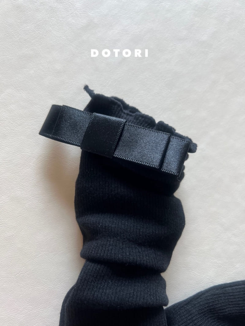 Dotori - Korean Children Fashion - #todddlerfashion - Rib Ribbon Knee Socks - 4