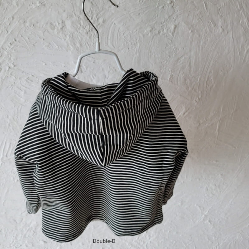 Doubled - Korean Children Fashion - #childofig - Line Hoody Tee - 7