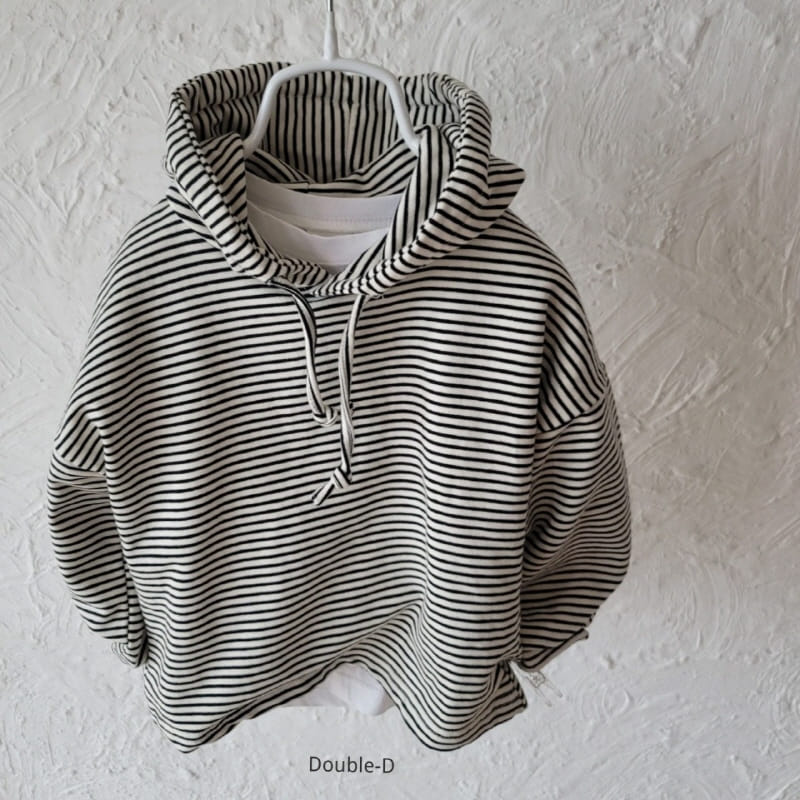Doubled - Korean Children Fashion - #childrensboutique - Line Hoody Tee - 8