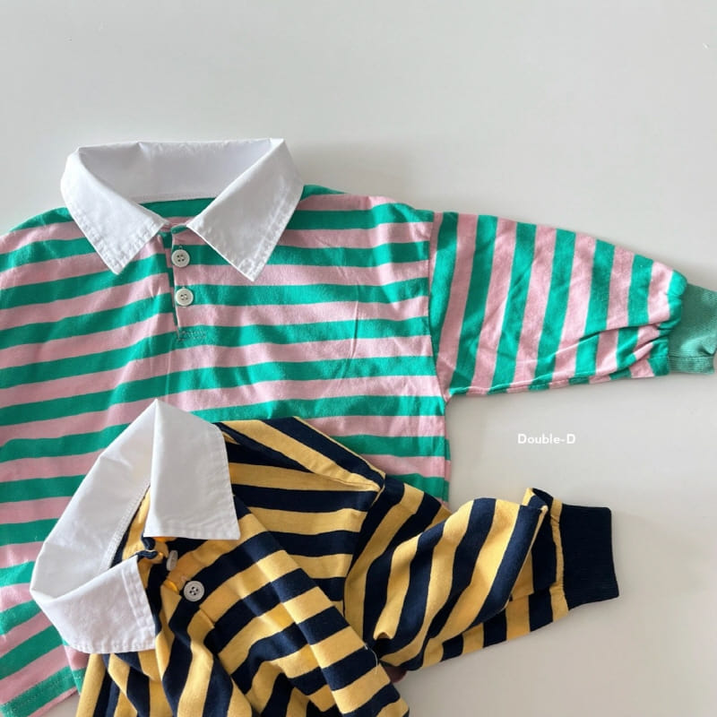 Doubled - Korean Children Fashion - #fashionkids - Bee Collar Tee