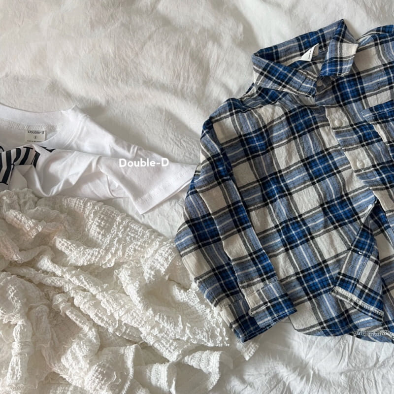 Doubled - Korean Children Fashion - #kidsshorts - New Check Shirt - 6