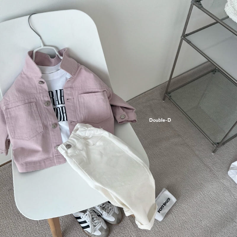 Doubled - Korean Children Fashion - #stylishchildhood - Twill C Pants - 5