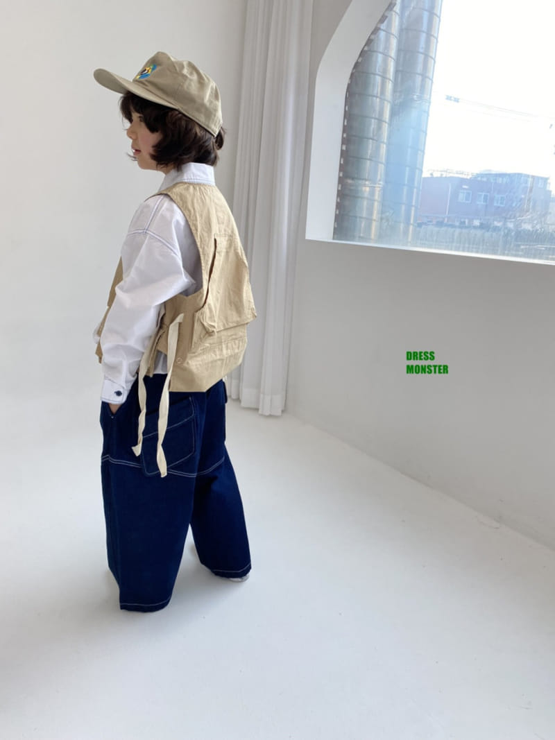 Dress Monster - Korean Children Fashion - #kidzfashiontrend - Convertible Vest - 4