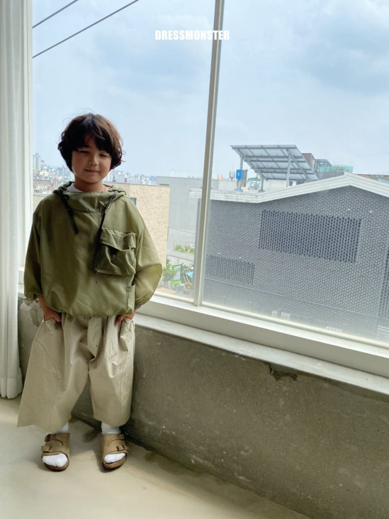 Dress Monster - Korean Children Fashion - #Kfashion4kids - Lips Top Packable Anorak - 2