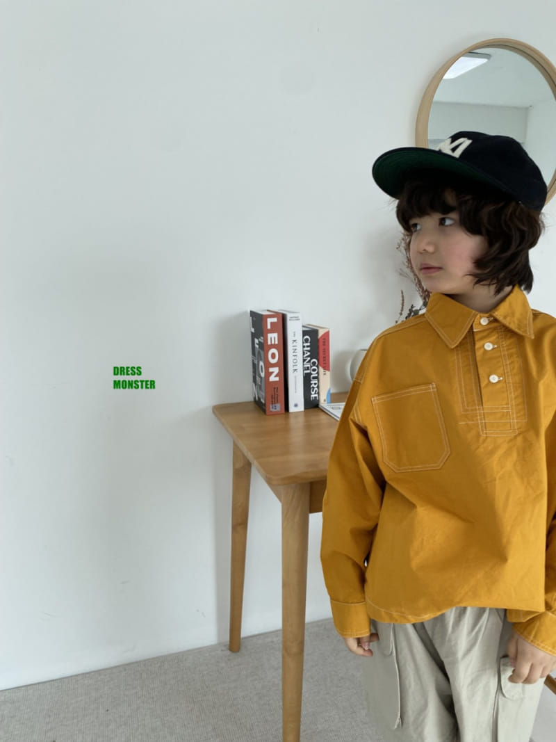 Dress Monster - Korean Children Fashion - #childofig - Anorak Shirt - 11