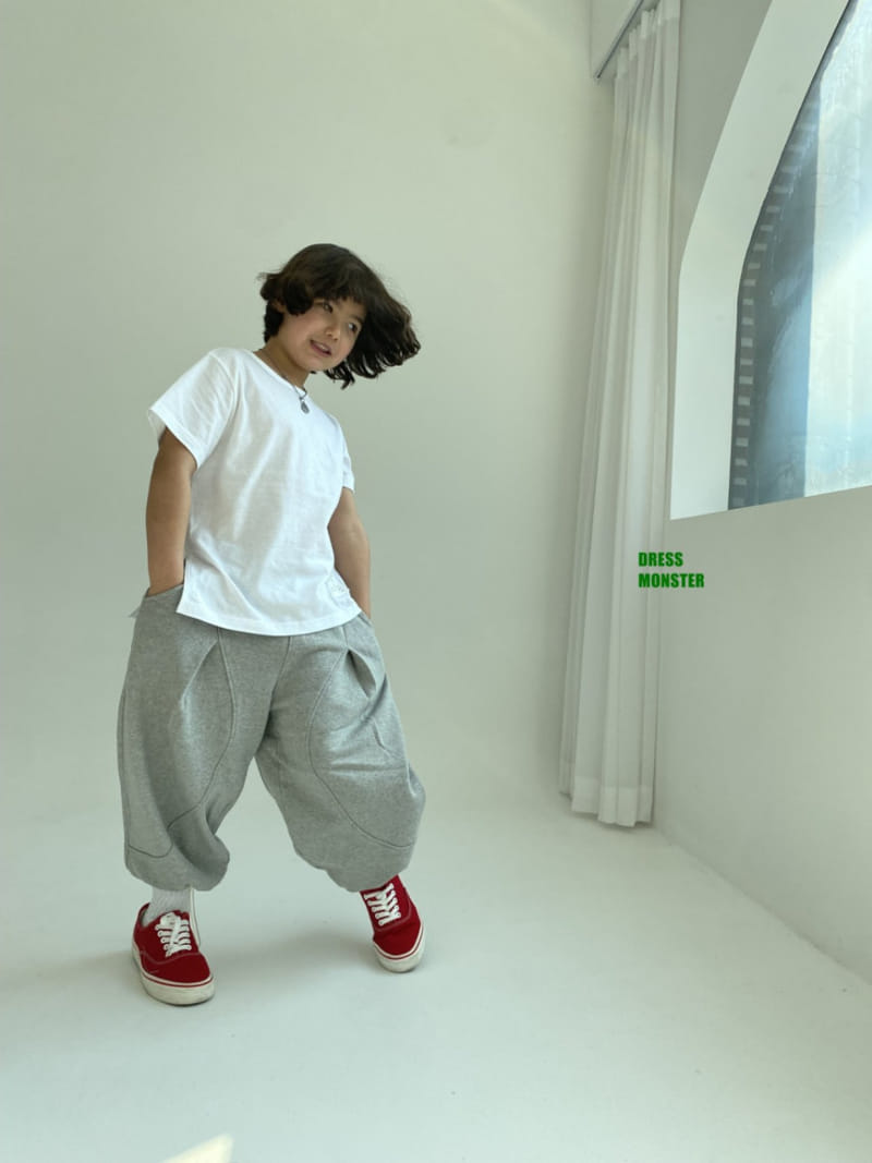 Dress Monster - Korean Children Fashion - #designkidswear - Curve Dart Pants - 2