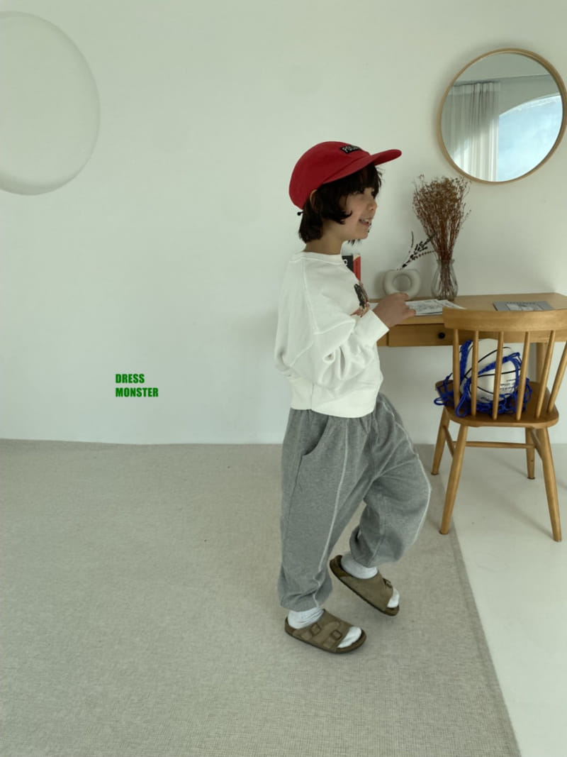 Dress Monster - Korean Children Fashion - #fashionkids - Rail Line Pants - 5