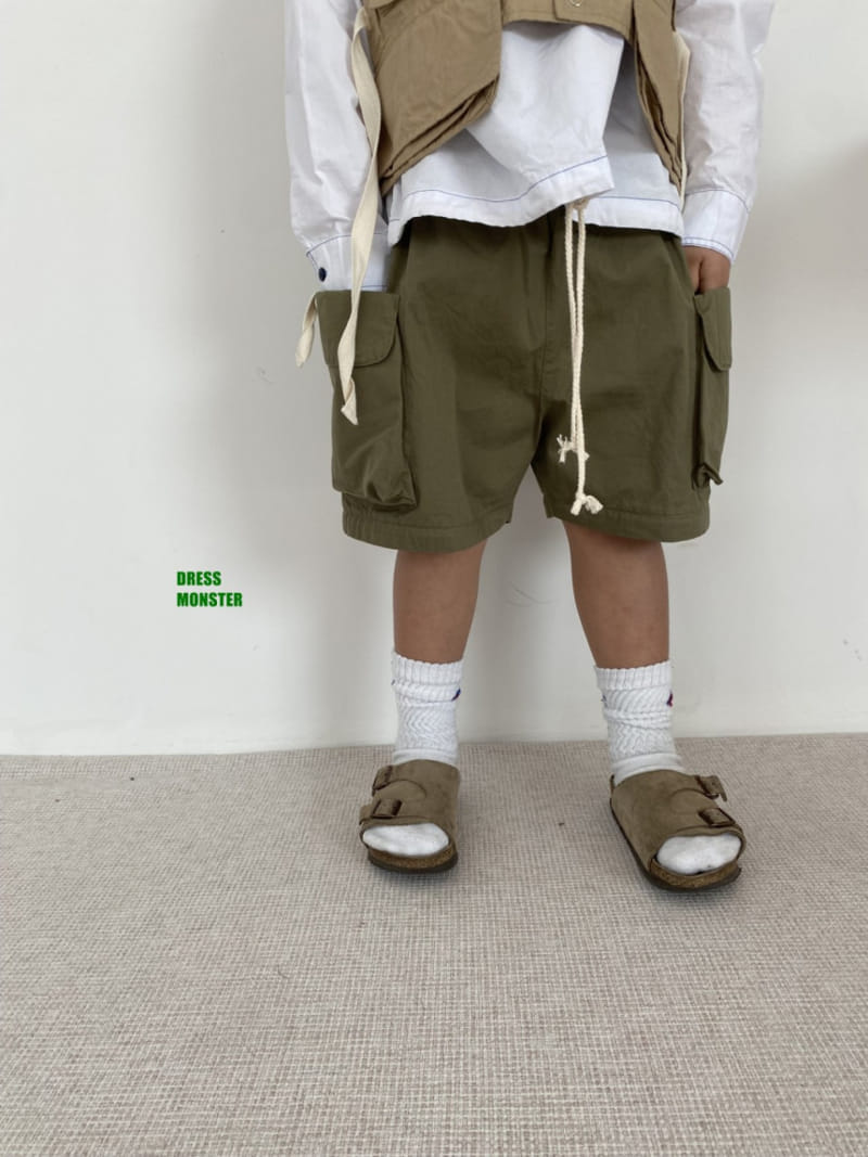 Dress Monster - Korean Children Fashion - #kidsshorts - Convertible Crop Pants - 9