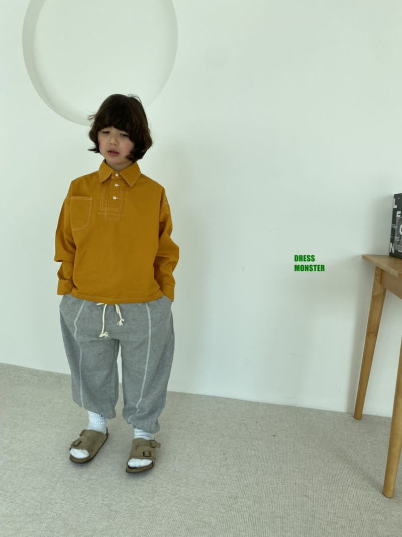 Dress Monster - Korean Children Fashion - #kidsshorts - Anorak Shirt - 2
