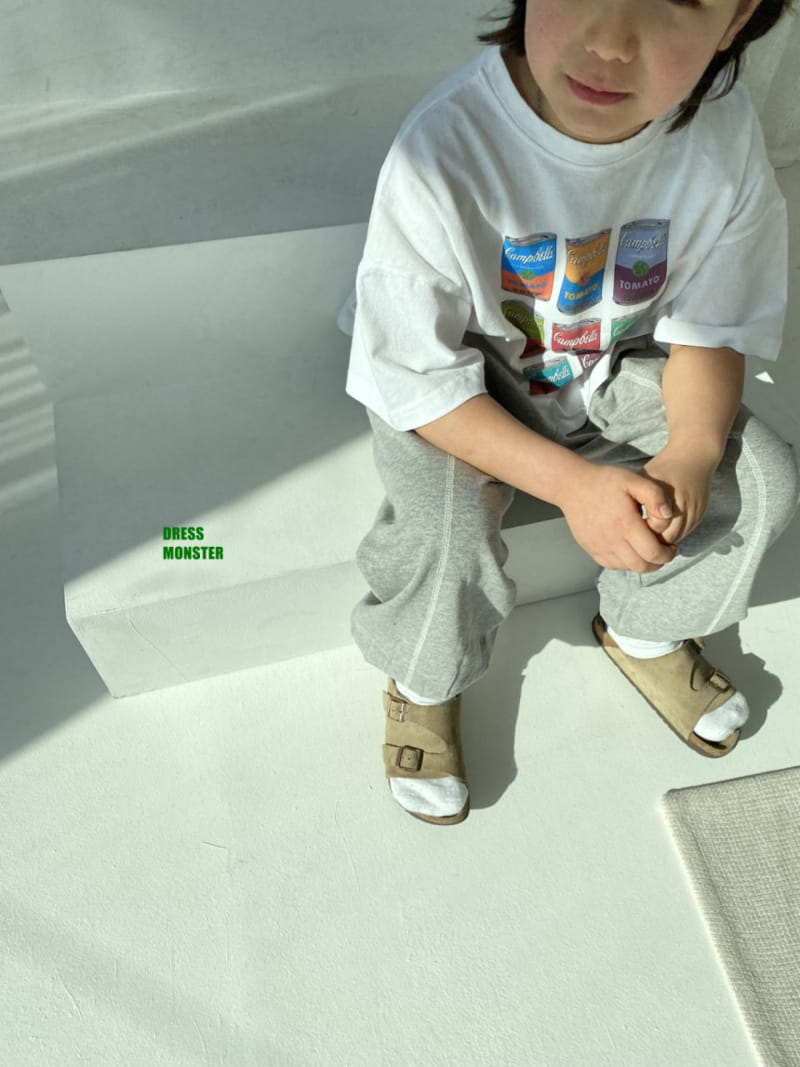 Dress Monster - Korean Children Fashion - #kidsstore - Rail Line Pants - 7