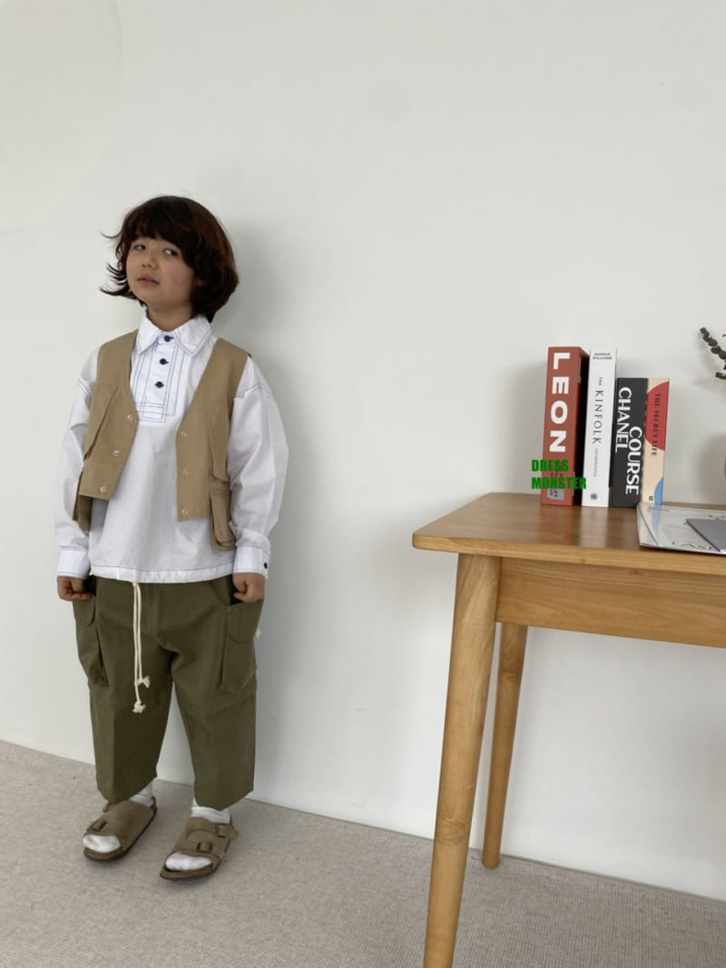 Dress Monster - Korean Children Fashion - #kidzfashiontrend - Convertible Crop Pants - 11