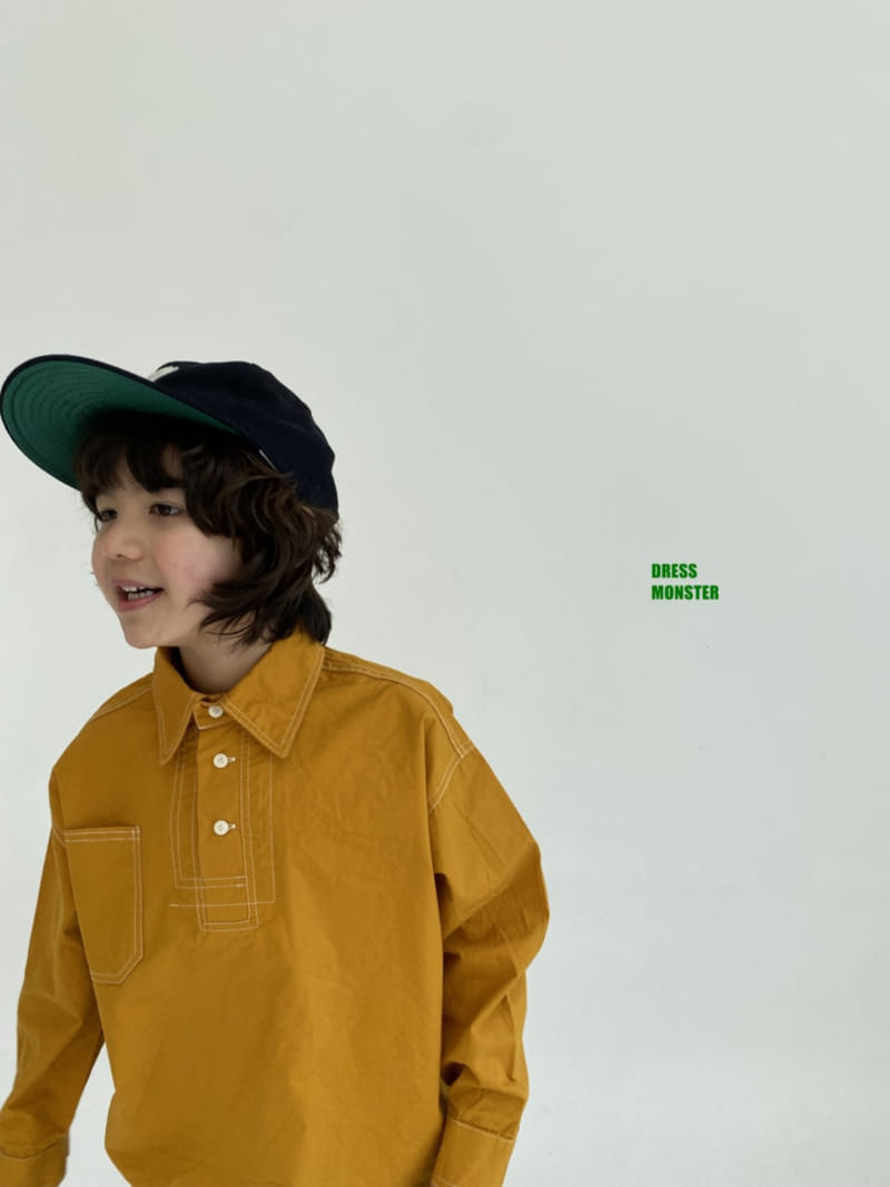 Dress Monster - Korean Children Fashion - #kidsstore - Anorak Shirt - 4