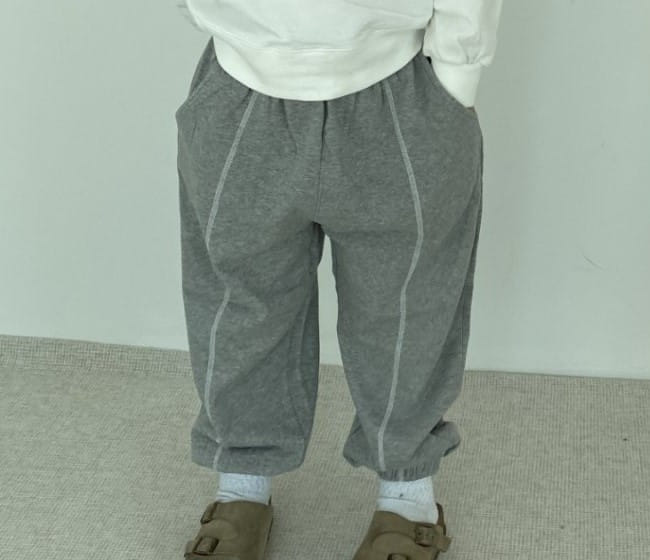 Dress Monster - Korean Children Fashion - #littlefashionista - Rail Line Pants - 10