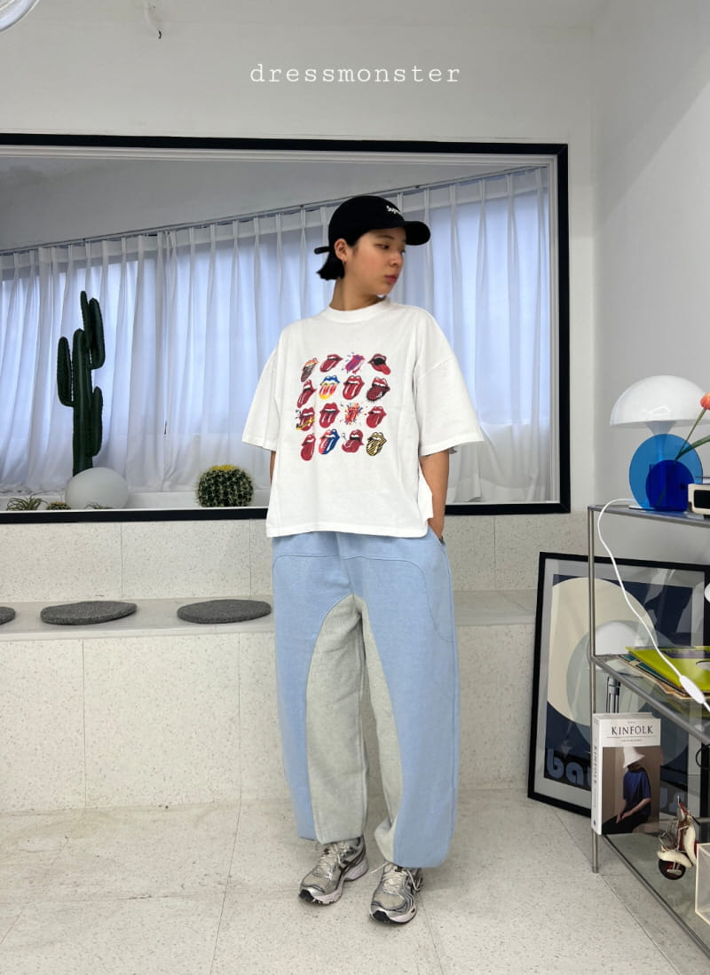 Dress Monster - Korean Children Fashion - #littlefashionista - Adult Rolling Tee 