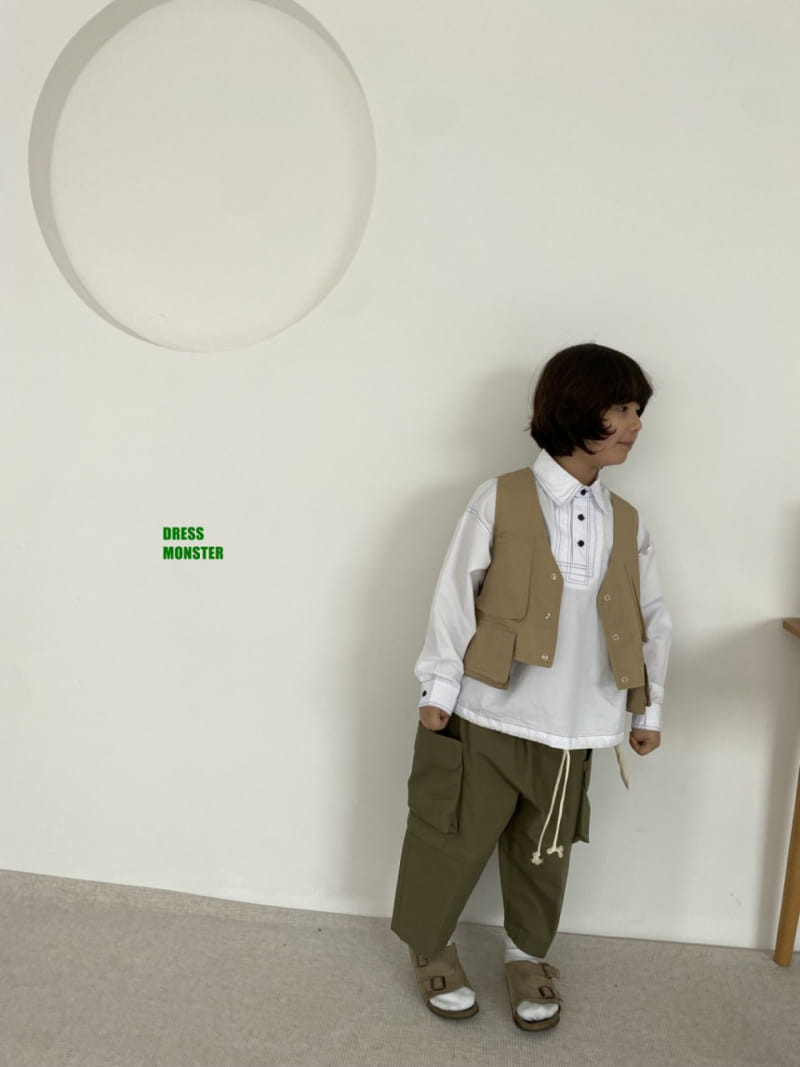 Dress Monster - Korean Children Fashion - #magicofchildhood - Convertible Vest - 6
