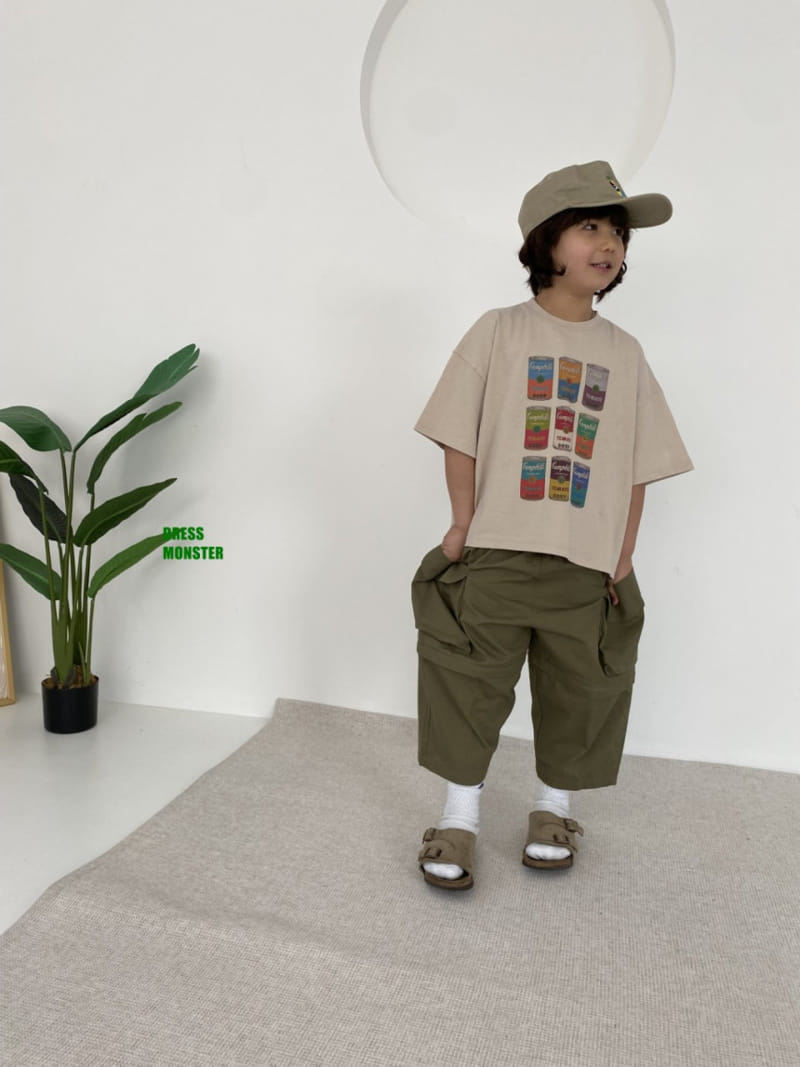 Dress Monster - Korean Children Fashion - #magicofchildhood - Camepbell Tee With Mom - 4