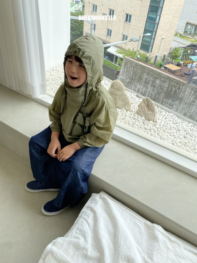 Dress Monster - Korean Children Fashion - #minifashionista - Lips Top Packable Anorak - 5