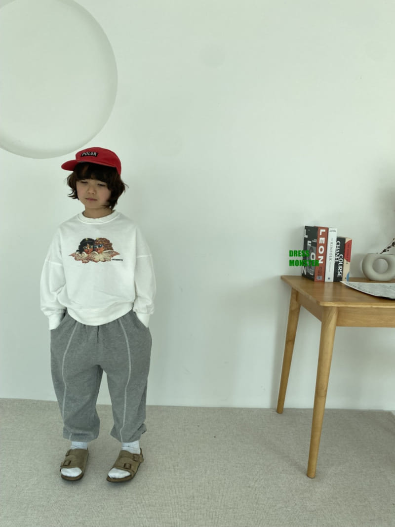 Dress Monster - Korean Children Fashion - #prettylittlegirls - Angel Sweat Shirt - 10