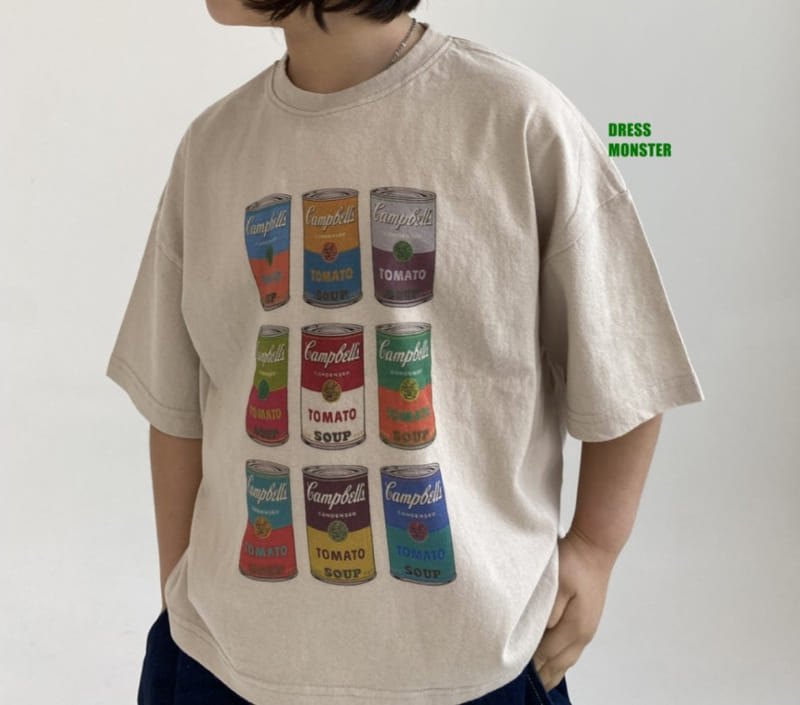 Dress Monster - Korean Children Fashion - #stylishchildhood - Camepbell Tee With Mom - 8