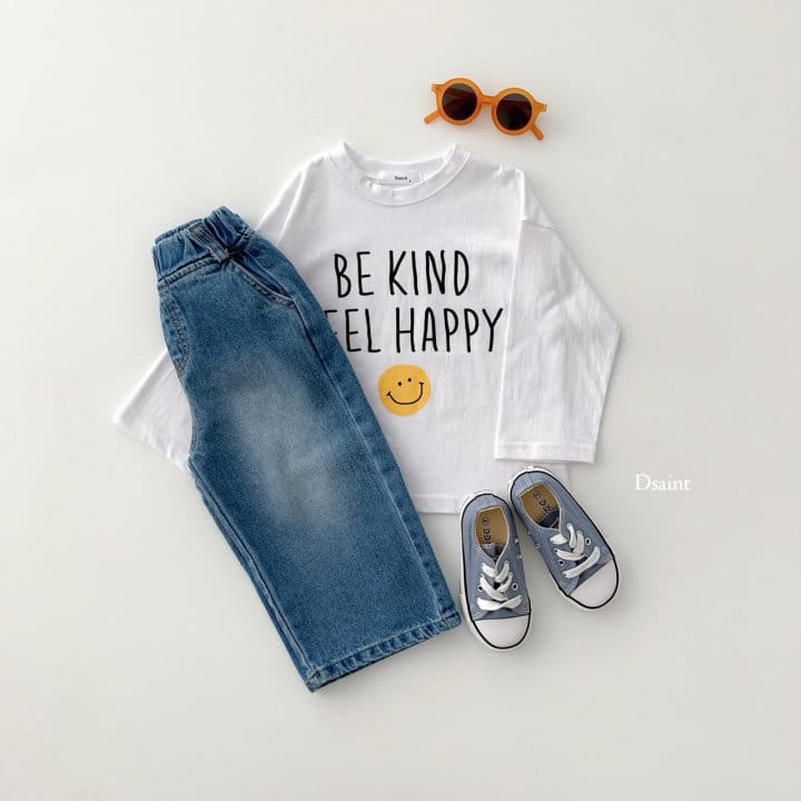 Dsaint - Korean Children Fashion - #Kfashion4kids - Weekend Smile Tee - 7