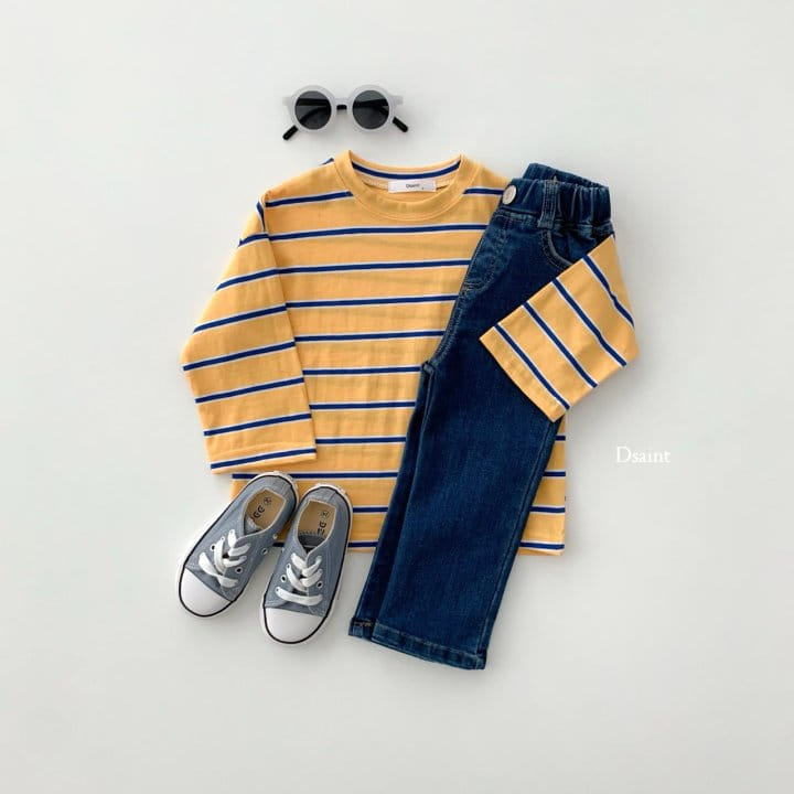 Dsaint - Korean Children Fashion - #childofig - Best Straight Span Denim pants - 9