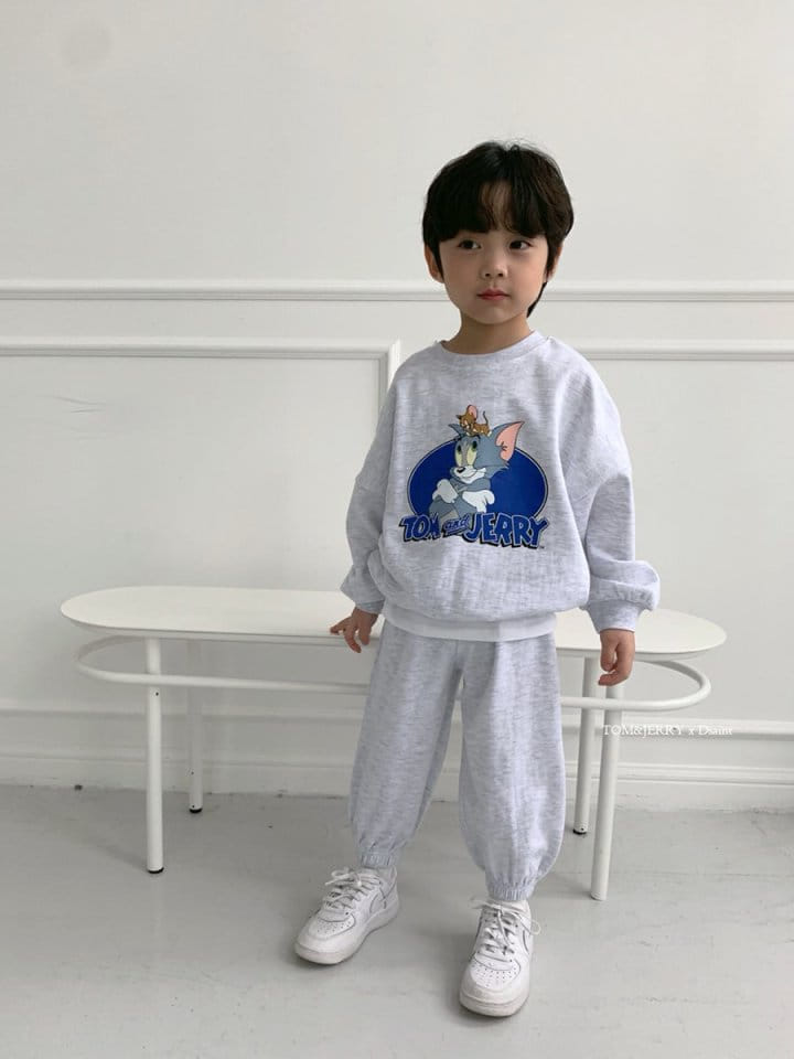 Dsaint - Korean Children Fashion - #childrensboutique - Overhead T And J Top Bottom Set - 9