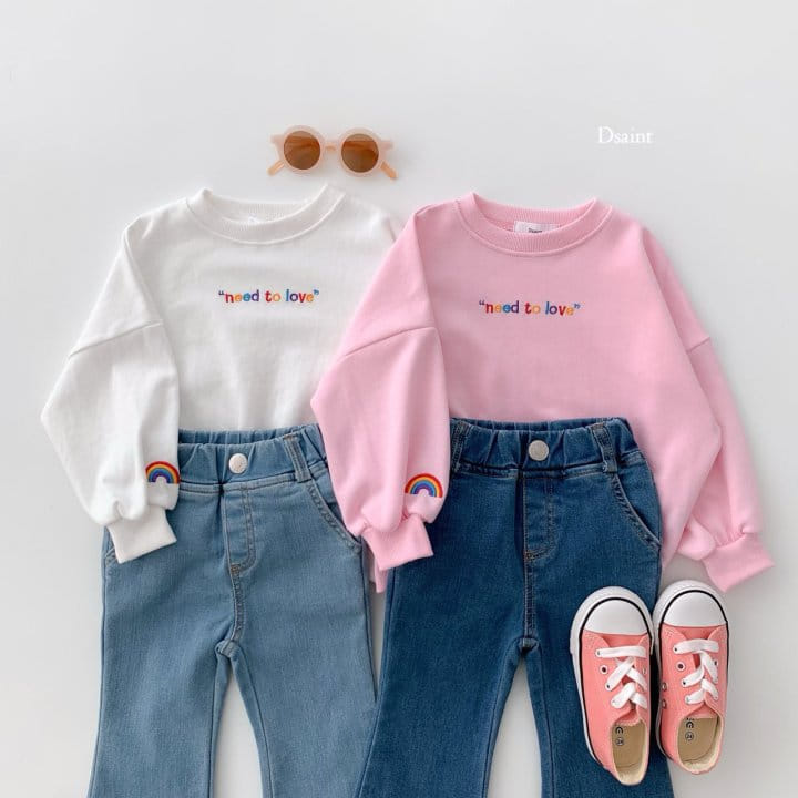 Dsaint - Korean Children Fashion - #childrensboutique - Boots Cut Span Denim Pants - 7