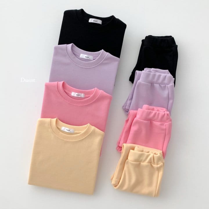 Dsaint - Korean Children Fashion - #discoveringself - Dalcong Wide Top Bottom Set - 2