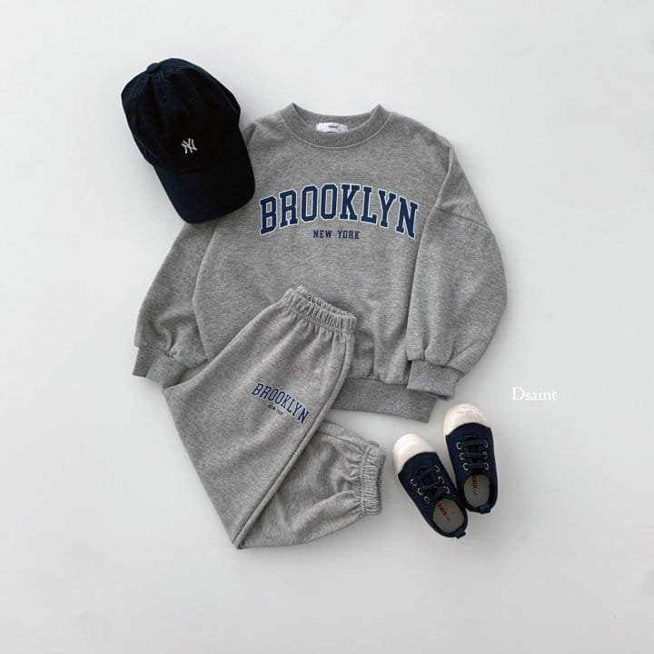Dsaint - Korean Children Fashion - #fashionkids - Brooklyn New York Top Bottom Set - 6