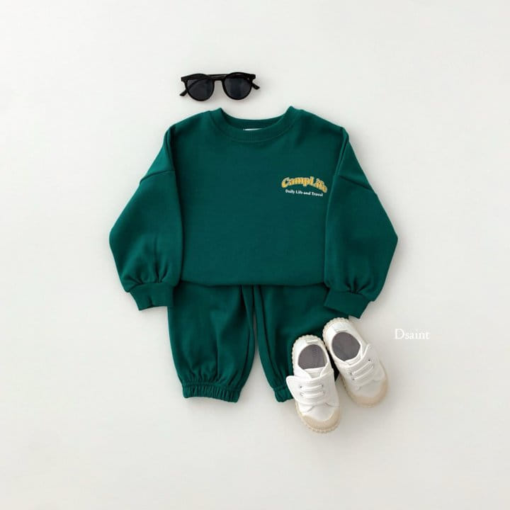 Dsaint - Korean Children Fashion - #fashionkids - Camping Life Top Bottom Set - 9