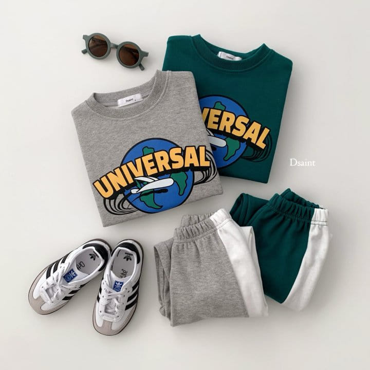 Dsaint - Korean Children Fashion - #kidsshorts - Universal Jogger Top Bottom Set - 2