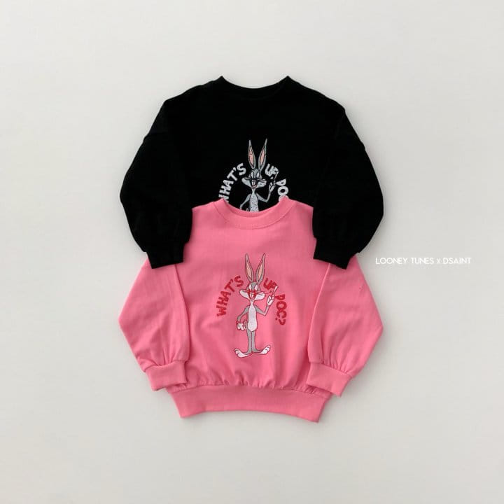 Dsaint - Korean Children Fashion - #kidsshorts - what's Up Bunny Sweatshirt - 6