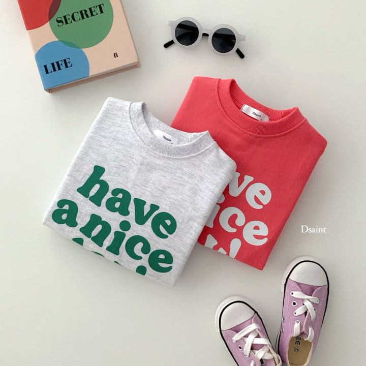 Dsaint - Korean Children Fashion - #kidsstore - Have Nice Sweatshirt - 6