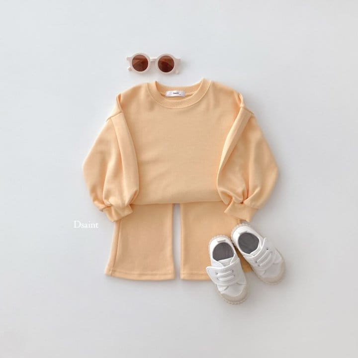 Dsaint - Korean Children Fashion - #kidsstore - Dalcong Wide Top Bottom Set - 5