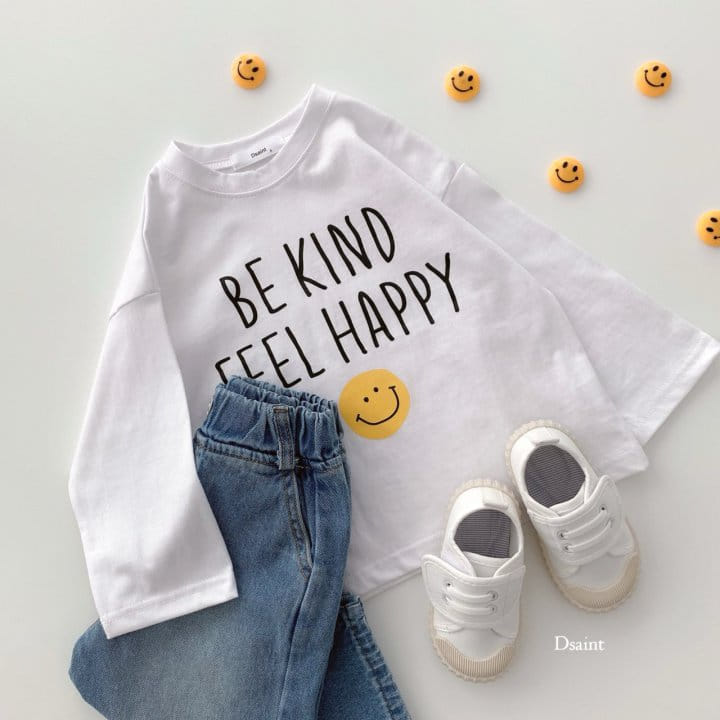 Dsaint - Korean Children Fashion - #kidzfashiontrend - Weekend Smile Tee - 6