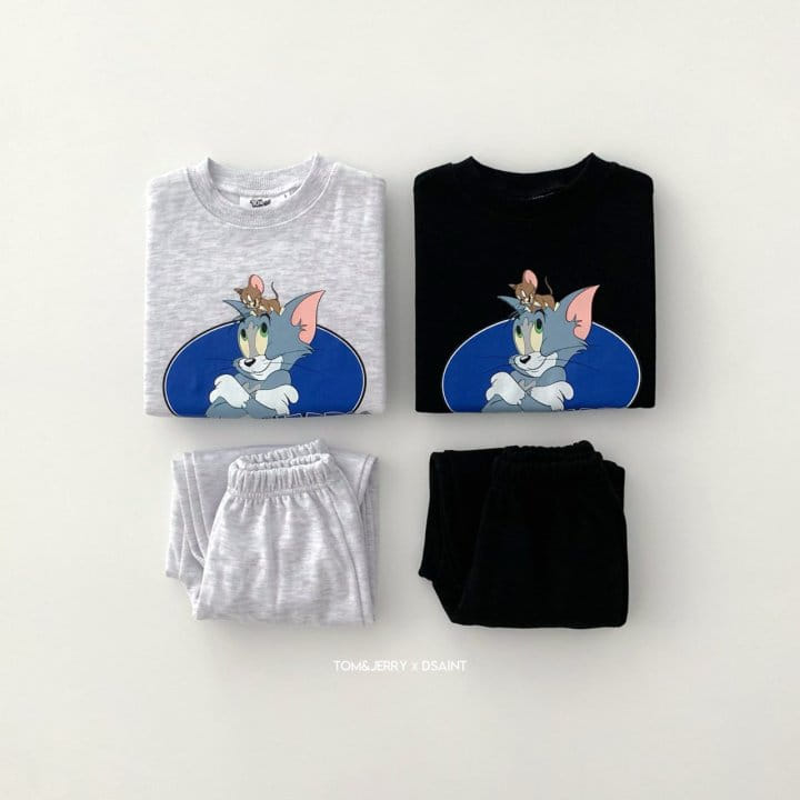 Dsaint - Korean Children Fashion - #kidzfashiontrend - Overhead T And J Top Bottom Set