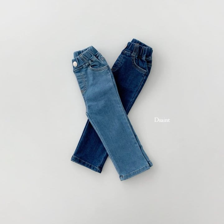 Dsaint - Korean Children Fashion - #littlefashionista - Best Straight Span Denim pants - 2