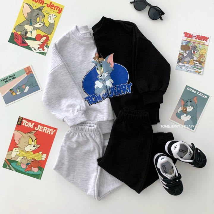 Dsaint - Korean Children Fashion - #littlefashionista - Overhead T And J Top Bottom Set - 3