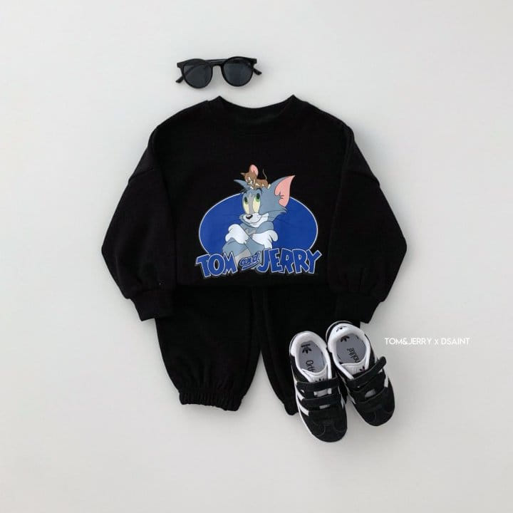 Dsaint - Korean Children Fashion - #minifashionista - Overhead T And J Top Bottom Set - 5