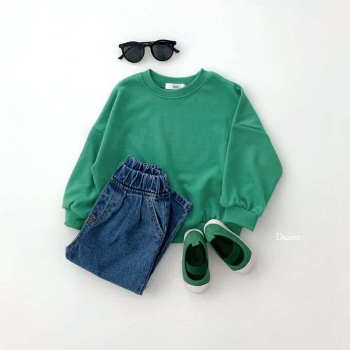 Dsaint - Korean Children Fashion - #minifashionista - Special Baggy Denim Pants - 9