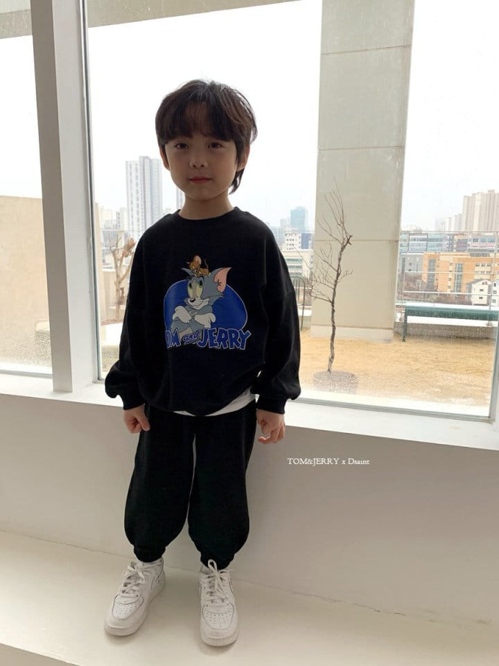 Dsaint - Korean Children Fashion - #prettylittlegirls - Overhead T And J Top Bottom Set - 6