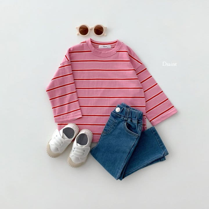 Dsaint - Korean Children Fashion - #stylishchildhood - Best Straight Span Denim pants - 8