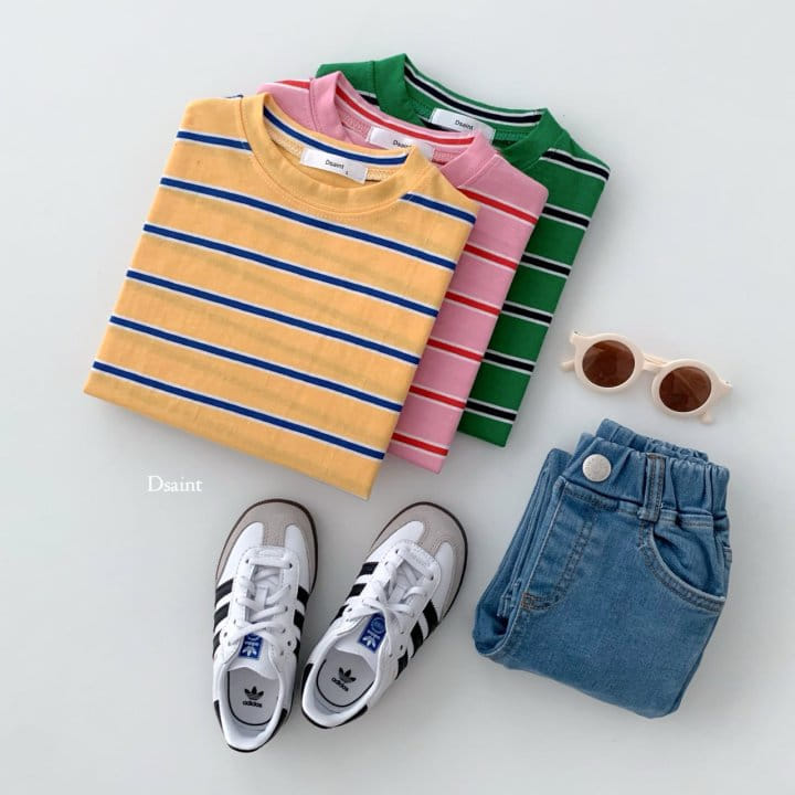 Dsaint - Korean Children Fashion - #toddlerclothing - Best Straight Span Denim pants - 7