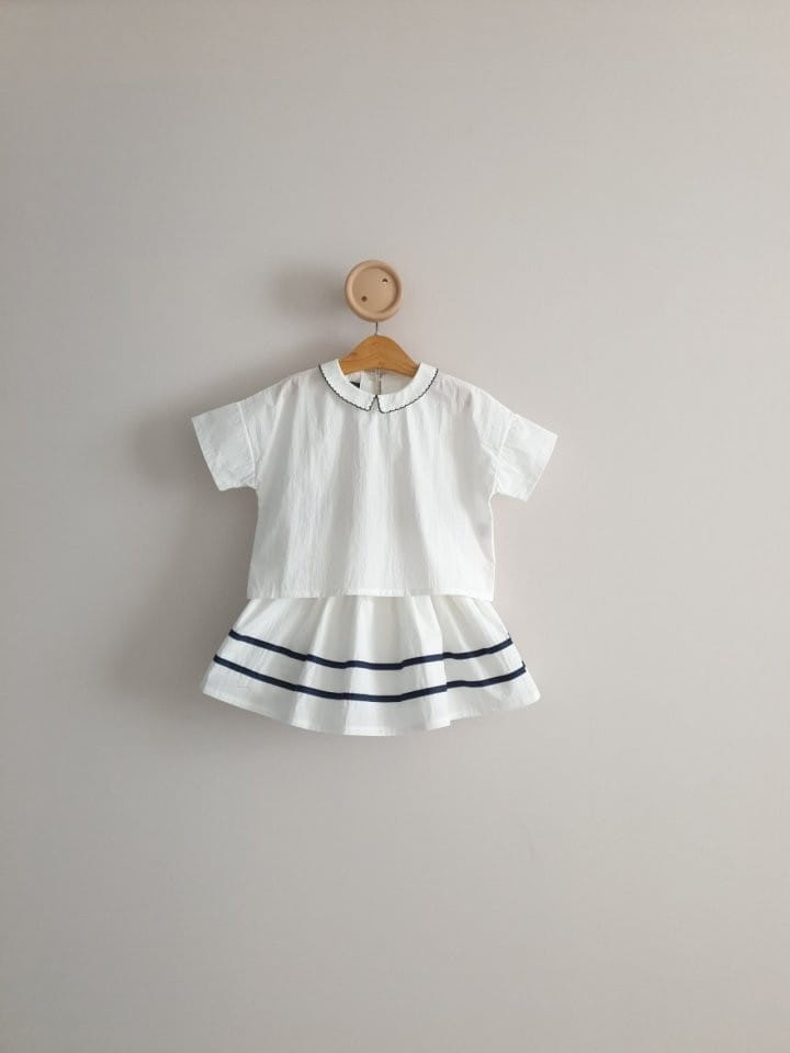 Eclair - Korean Children Fashion - #childofig - School Blouse