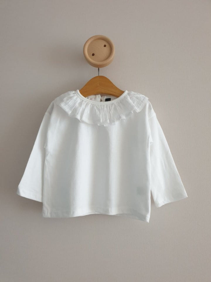 Eclair - Korean Children Fashion - #discoveringself - Ruffle Tee - 4