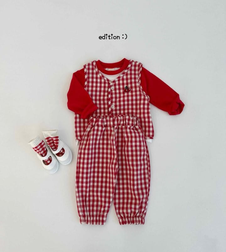 Edition - Korean Children Fashion - #childofig - Check Guzheng Pants - 5