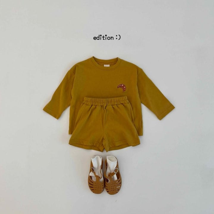 Edition - Korean Children Fashion - #kidzfashiontrend - Bbang Embroidery Single Top Bottom Set - 8