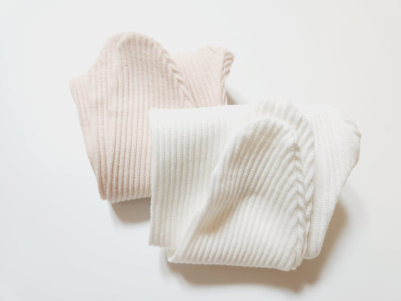 Ellykiki - Korean Baby Fashion - #babyoutfit - Baby Foot Rib Leggings - 2