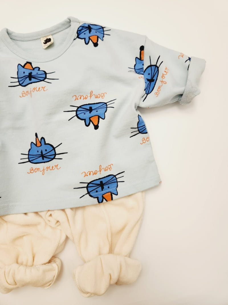 Ellykiki - Korean Children Fashion - #Kfashion4kids - Good Cat Tee  - 5